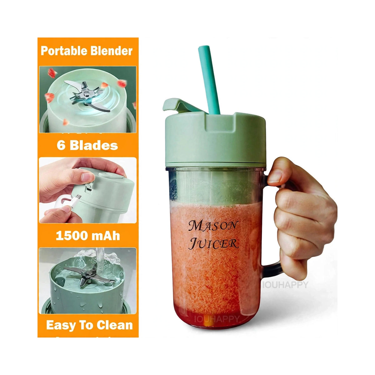 Portable Mini Crusher Juicer
