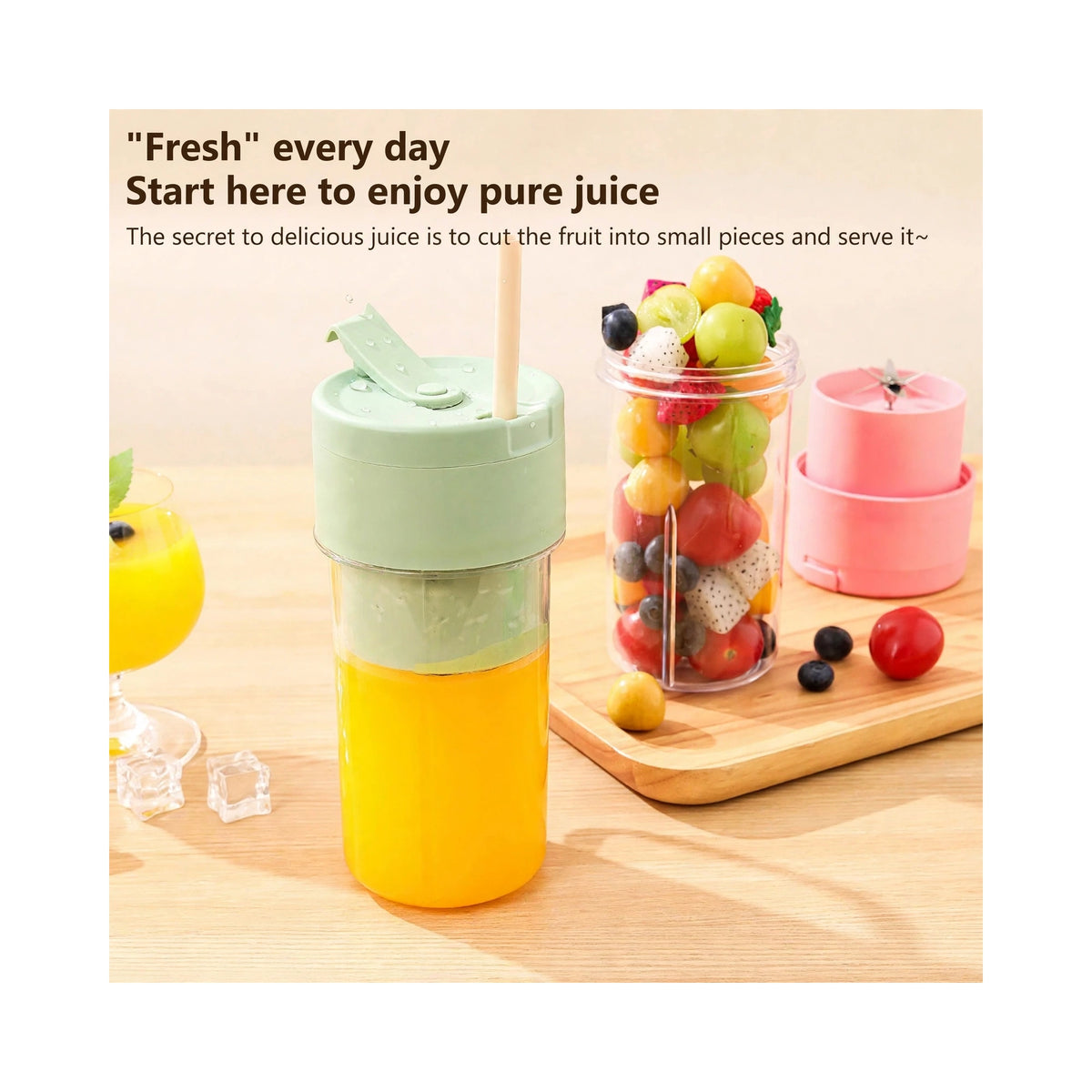 Portable Mini Crusher Juicer
