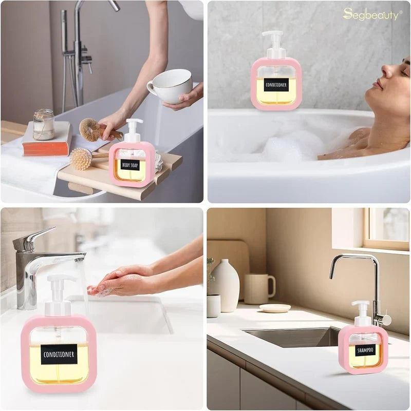 500ml Multi-Purpose Dispenser for Hand Wash, Lotion and Shampoo