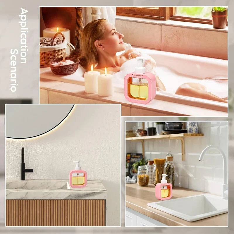  Multi-Purpose Liquid Soap Dispenser for Bathroom Kitchen and Countertop Use