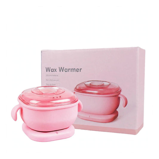 Portable Silicone Wax Warmer - 400ml Foldable Hair Removal Wax Heater