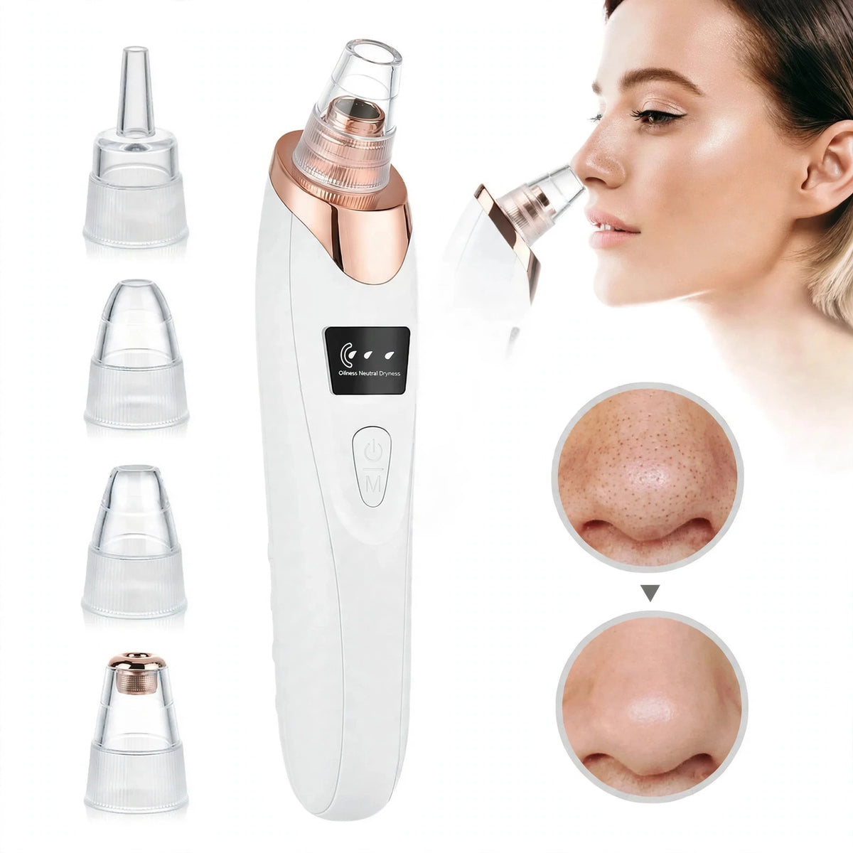 Rechargeable Blackhead Remover & Pore Cleaner